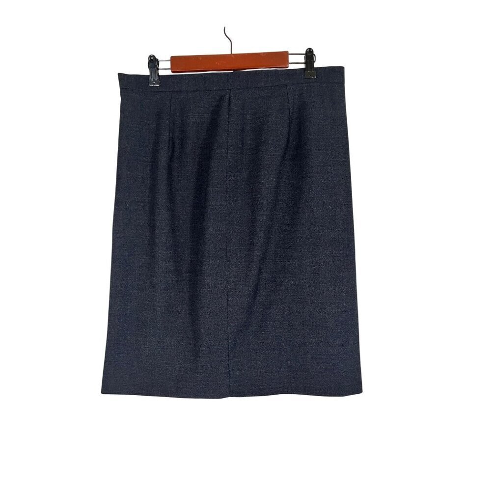 Retro Wool Neutral Skirt Gray 16 Festive Holiday Neutral Minimalist Classic Chic